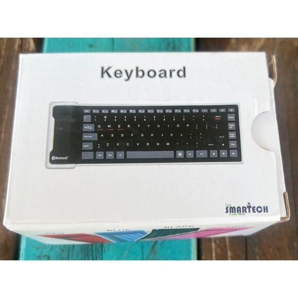 New In Box Smart Tech Portable Bluetooth Wireless Mini Key Board - Picture 1 of 6